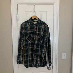The Territory Ahead Men’s Button-Up Shirt; Size Large